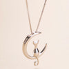 Double Moon Necklace