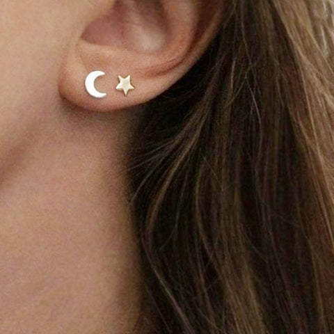 Big Circle Gold Color Earring