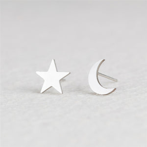 Moon and Star Earring
