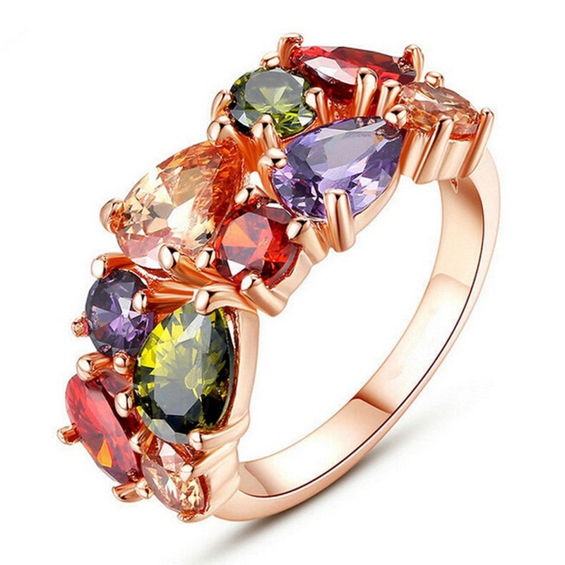Unique Design Rose Gold Color Ring