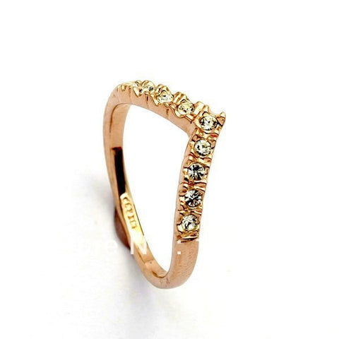 Cute Silver Gold Color Ring