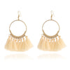 Big Circle Gold Color Earring