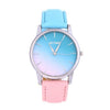 Blue and Pink Color Women Watch