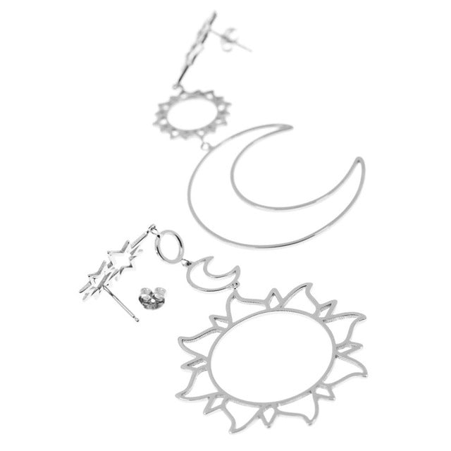 Star Sun Moon Earring