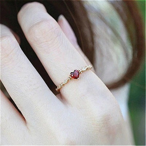 Crystal Simple Ring