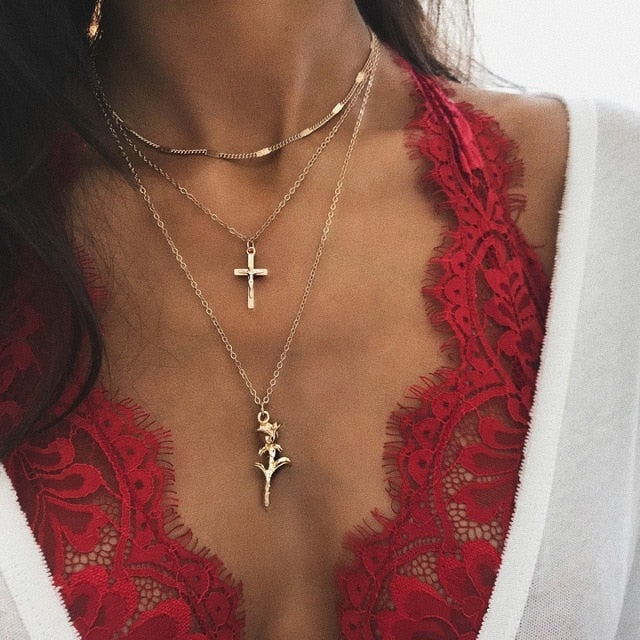 New Star Multi-layer Women Necklaces