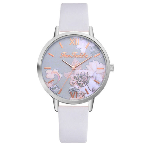 Pink Color Silicone Watch