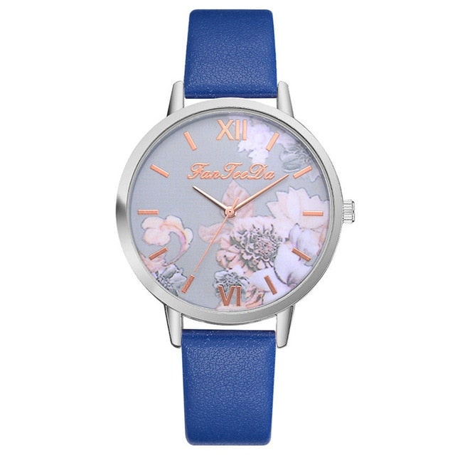 Printed Flower Watch